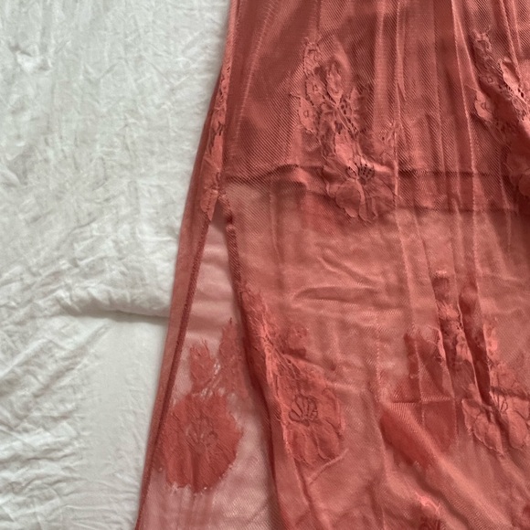 NWT Alina Maxi Romper Garden Party Lace Terra Cotta - Picture 15 of 16